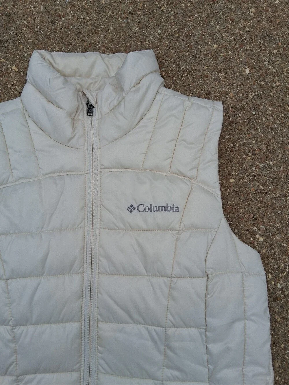 Columbia Thermal Coil Quilted Puffer Vest - Ivory XS